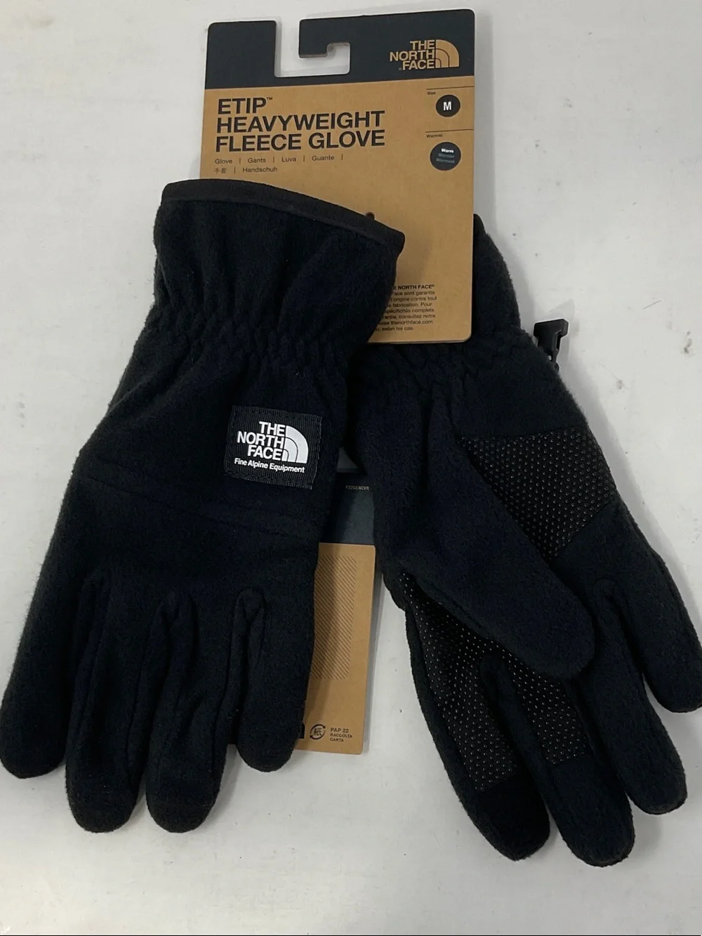 The North Face Men’s ETIP Heavyweight Fleece Gloves - Black